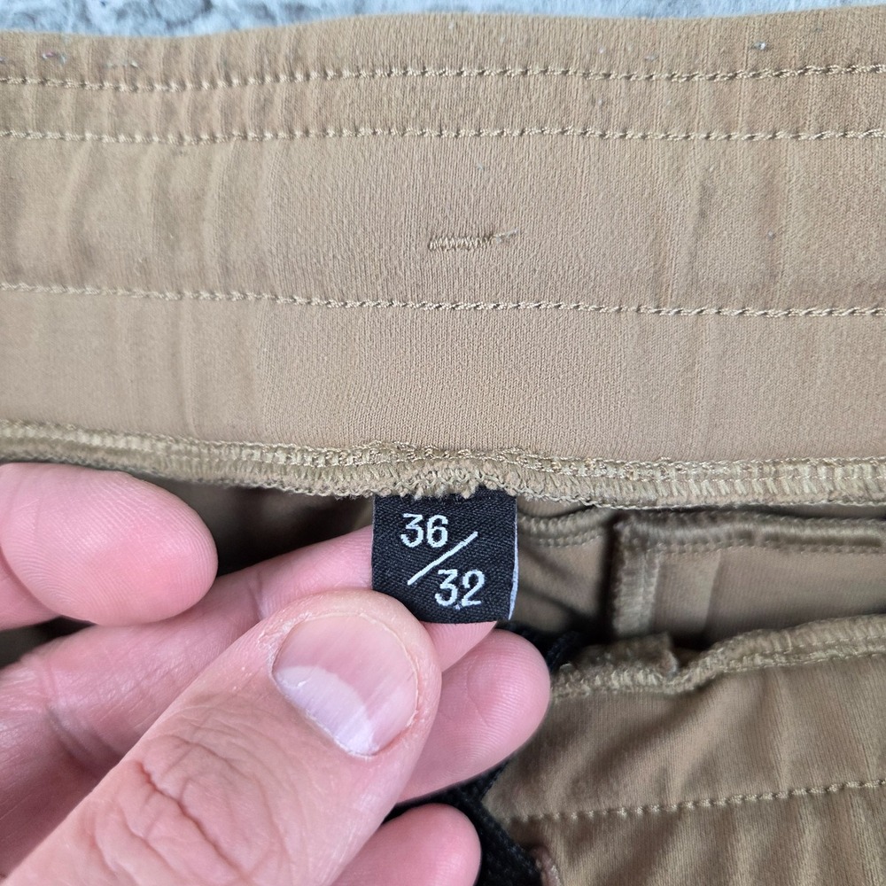 Public Rec Pants Mens 36x32 Brown Joggers All Day Everyday Performance Stretch - Picture 9 of 14